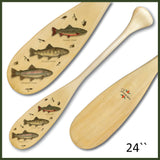 Three trout paddle