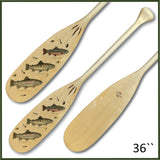 Three trout paddle